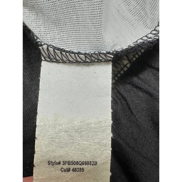 Cocomo‎ Top Womens Large Black Mock Layer Tunic Office Work Travel Artsy Modest - Picture 10 of 12